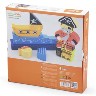 Viga Toys - Magnetic 3D Puzzle - Pirate